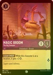 Lorcana - Magic Broom (The Big Sweeper) - 46//204 - Common (Foil) - Into the Inklands - Top CollectiblesCollectible CardsLorcana