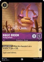 Lorcana - Magic Broom (The Big Sweeper) - 46//204 - Common - Into the Inklands - Top CollectiblesCollectible CardsLorcana