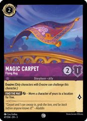 Lorcana - Magic Carpet (Flying Rug) - 47/204 - Common - Into the Inklands - Top CollectiblesCollectible CardsLorcana