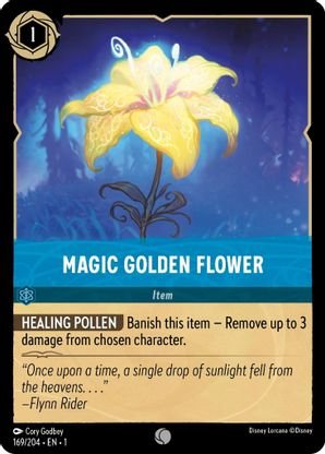 Lorcana - Magic Golden Flower - 169/204 - Common - The First Chapter - Top CollectiblesCollectible CardsLorcana