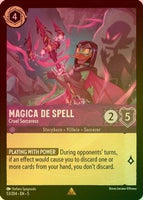 Lorcana - Magica De Spell (Cruel Sorceress) - 53/204 - Rare - Shimmering Skies - Top CollectiblesCollectible CardsLorcana