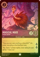 Lorcana - Magical Maid (Feather Duster) - 50/204 - Uncommon (Foil) - Ursula's Return - Top CollectiblesCollectible CardsLorcana