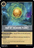 Lorcana - Map of Treasure Planet - 201/204 - Rare - Into the Inklands Top Collectibles Lorcana - Map of Treasure Planet - 201/204 - Rare - Into the Inklands Top Collectibles