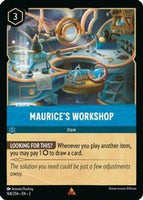 Lorcana - Maurice's Workshop - 168/204 - Rare - Rise of the Floodborn - Top CollectiblesCollectible CardsLorcana