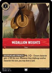 Lorcana - Medallion Weights - 132/204 - Uncommon - Ursula&