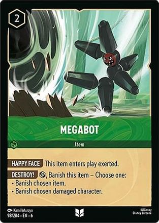 Lorcana - Megabot - 98/204 - Uncommon - Azurite Sea - Top CollectiblesCollectible CardsLorcana