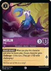 Lorcana - Merlin (Crab) - 50/204 - Common - Rise of the Floodborn - Top CollectiblesCollectible CardsLorcana