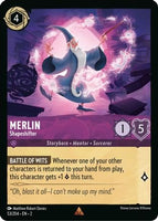 Lorcana - Merlin (Shapeshifter) - 53/204 - Rare - Rise of the Floodborn - Top CollectiblesCollectible CardsLorcana