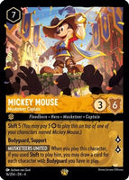 Lorcana - Mickey Mouse (Musketeer Captain) - 16/204 - Legendary - Ursula's Return - Top CollectiblesCollectible CardsLorcana