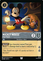 Lorcana - Mickey Mouse (Night Watch) - 187/204 - Uncommon - Azurite Sea - Top CollectiblesCollectible CardsLorcana