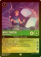 Lorcana - Milo Thatch (King of Atlantis) - 80/204 - Legendary (Foil) - Into the Inklands - Top CollectiblesCollectible CardsLorcana