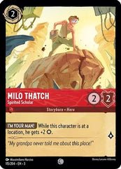 Lorcana - Milo Thatch (Spirited Scholar) - 115/204 - Common - Into the Inklands - Top CollectiblesCollectible CardsLorcana