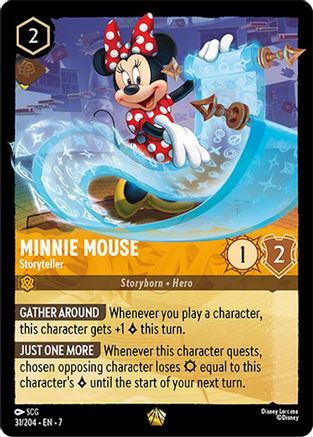 Lorcana - Minnie Mouse (Storyteller) - 31/204 - Legendary - Archazia&
