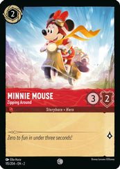 Lorcana - Minnie Mouse (Zipping Around) - 115/204 - Common - Rise of the Floodborn - Top CollectiblesCollectible CardsLorcana