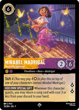 Lorcana - Mirabel Madrigal (Musically Talented) - 35/204 - Super Rare - Archazia&