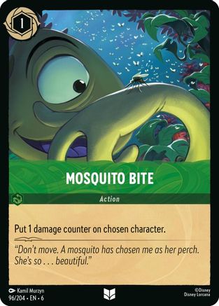 Lorcana - Mosquito Bite - 96/204 - Uncommon - Azurite Sea - Top CollectiblesCollectible CardsLorcana