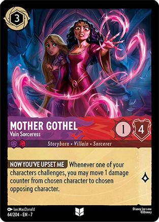 Lorcana - Mother Gothel (Vain Sorceress) - 64/204 - Uncommon - Archazia&