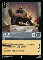 Lorcana - Mr. Big (Shrewd Tycoon) - 174/204 - Rare - Azurite Sea - Top CollectiblesCollectible CardsLorcana