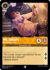 Lorcana - Mr. Snoops (Inept Businessman) - 11/204 - Common - Into the Inklands - Top CollectiblesCollectible CardsLorcana