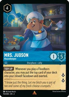 Lorcana - Mrs. Judson (Housekeeper) - 153/204 - Rare - Rise of the Floodborn - Top CollectiblesCollectible CardsLorcana