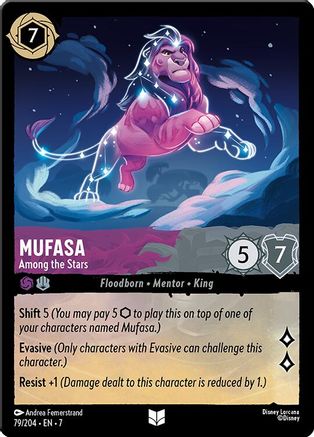 Lorcana - Mufasa (Among the Stars) - 79/204 - Uncommon - Archazia&