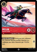 Lorcana - Mulan (Imperial Soldier) - 118/204 - Super Rare - The First Chapter - Top CollectiblesCollectible CardsLorcana