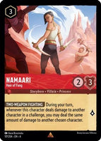 Lorcana - Namaari (Heir of Fang) - 117/204 - Rare - Ursula's Return - Top CollectiblesCollectible CardsLorcana