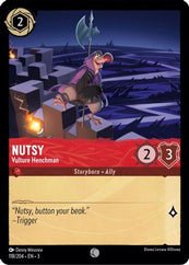 Lorcana - Nutsy (Vulture Henchman) - 118/204 - Common - Into the Inklands - Top CollectiblesCollectible CardsLorcana