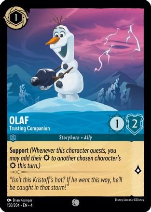 Lorcana - Olaf (Trusting Companion) - 150/204 - Common - Ursula&