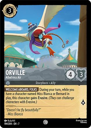 Lorcana - Orville (Albatross Air) - 194/204 - Common - Archazia's Island - Top CollectiblesCollectible CardsLorcana
