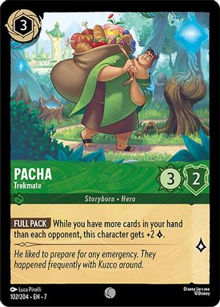Lorcana - Pacha (Trekmate) - 102/204 - Common - Archazia's Island - Top CollectiblesCollectible CardsLorcana
