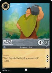 Lorcana - Pacha (Village Leader) - 190/204 - Uncommon - Rise of the Floodborn - Top CollectiblesCollectible CardsLorcana