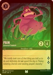 Lorcana - Pain (Immortal Sidekick) - 81/204 - Uncommon (Foil) - Ursula's Return - Top CollectiblesCollectible CardsLorcana