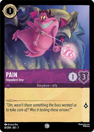 Lorcana - Pain (Impudent Imp) - 61/204 - Common - Archazia&