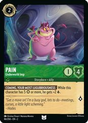 Lorcana - Pain (Underworld Imp) - 86/204 - Uncommon - Rise of the Floodborn - Top CollectiblesCollectible CardsLorcana