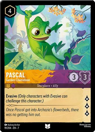 Lorcana - Pascal (Garden Chameleon) - 19/204 - Uncommon - Archazia&