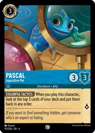 Lorcana - Pascal (Inquisitive Pet) - 151/204 - Common - Ursula&