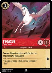 Lorcana - Pegasus (Flying Steed) - 120/204 - Common - Ursula's Return - Top CollectiblesCollectible CardsLorcana