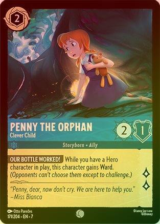 Lorcana - Penny the Orphan (Clever Child) - 171/204 - Common (Foil) - Archazia's Island - Top CollectiblesCollectible CardsLorcana