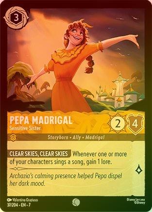 Lorcana - Pepa Madrigal (Sensitive Sister) - 37/204 - Common (Foil) - Archazia&
