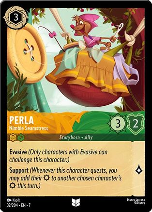 Lorcana - Perla (Nimble Seamstress) - 32/204 - Uncommon - Archazia&