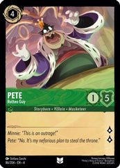 Lorcana - Pete (Rotten Guy) - 86/204 - Uncommon - Ursula&