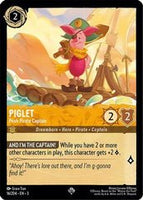 Lorcana - Piglet (Pooh Pirate Captain) - 16/204 - Super Rare - Into the Inklands - Top CollectiblesCollectible CardsLorcana