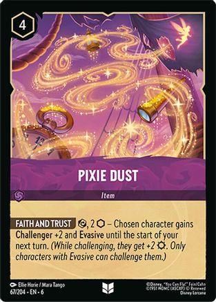 Lorcana - Pixie Dust - 67/204 - Uncommon - Azurite Sea - Top CollectiblesCollectible CardsLorcana