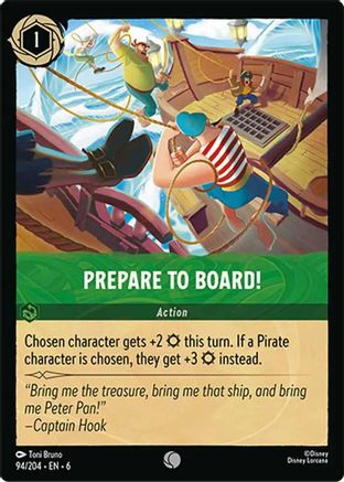 Lorcana - Prepare to Board! - 94/204 - Common - Azurite Sea - Top CollectiblesCollectible CardsLorcana