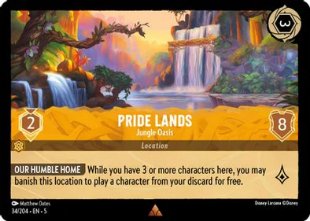 Lorcana - Pride Lands (Jungle Oasis) - 34/204 - Rare - Shimmering Skies - Top CollectiblesCollectible CardsLorcana