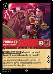 Lorcana - Prince Eric (Expert Helmsman) - 121/204 - Super Rare - Into the Inklands - Top CollectiblesCollectible CardsLorcana