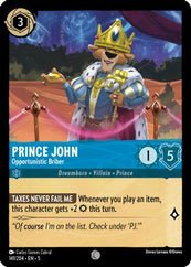 Lorcana - Prince John (Opportunistic Briber) - 141/204 - Common - Shimmering Skies - Top CollectiblesCollectible CardsLorcana