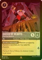 Lorcana - Queen of Hearts (Capricious Monarch) - 192/204 - Rare (Foil) Top Collectibles Lorcana - Queen of Hearts (Capricious Monarch) - 192/204 - Rare (Foil) Top Collectibles