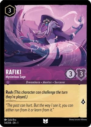 Lorcana - Rafiki (Mysterious Sage) - 54/204 - Uncommon - The First Chapter - Top CollectiblesCollectible CardsLorcana